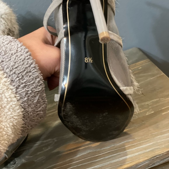 Charles Jourdan Paris Ecliptic Kid Suede Genuine Rabbit Fur Booties - Picture 6 of 6